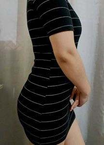 Classic Striped mini dress