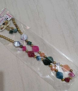 Colorful Gemstone Necklace & Earring Set