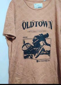 Tan Color T-shirt For Boy &amp; Men 38 Chest
