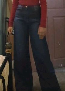 Dark Wash Wide Leg Jeans