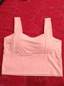 price droppp.. Peach Crop Top
