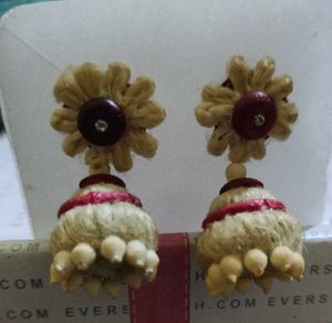 Boho Chic Jhumka Earrings