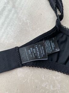 M&amp;S Lace Trim Black Bra
