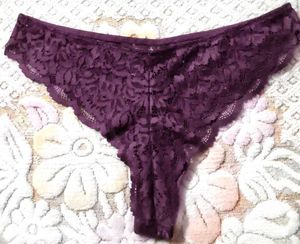 Sexy Purple Lace Briefs