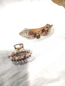 New Hair Clutch & Free Earrings