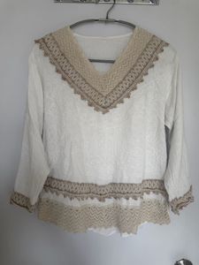 Boho-inspired Embroidered Kurta