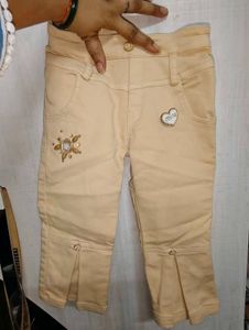 Beautiful koti top with jeans pant