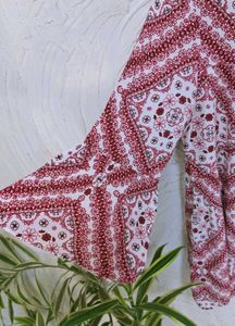 🍁 Boho Maroonish Red Colour Beautiful Top