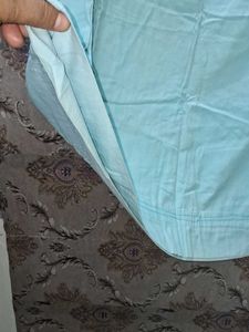Baby Blue Midi Skirt