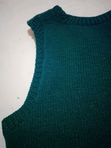 Cozy Snowflake Knit Sweater (Handmade)