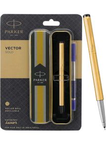 Parker Vector Gold Rollerball Pen Open Box