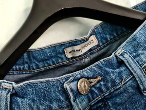 Street Style Blue Straight Fit Denim Jeans