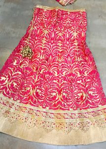 Women Wedding Net Lehenga Choli