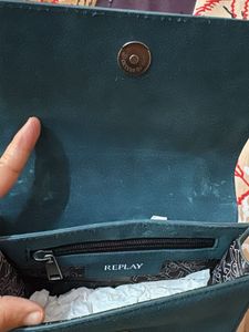 relay studded shoulder bag