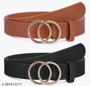 Stylish Double Ring Belts (Set of 2)