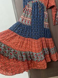 Zara Boho Patchwork Maxi Dress for L &amp;xl