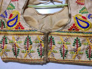 New Blouse with Rajasthani work