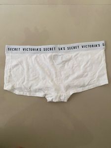 Victoria's Secret Pink Striped &amp; White Briefs Set