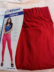 Alfassa Premium Red Leggings