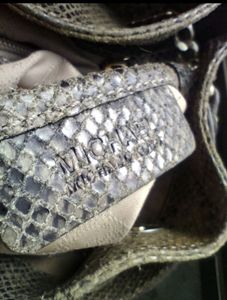Michael Kors Python Embossed Leather Bag