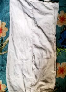 Comfortable waist adjustable white slit skirt 28 i