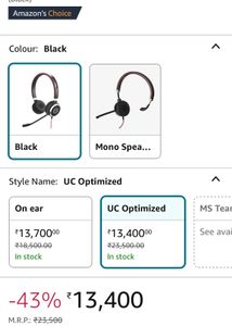 Jabra Evolve 40 Headset