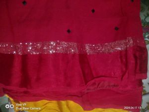 Red &amp; Yellow saree