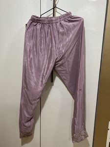 Embroidered Lavender Kurta set with Dupatta