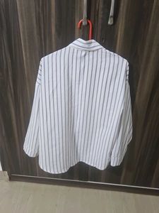Chic Striped Button-Up Shirt
