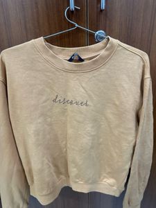 Discover Embroidered Sweatshirt