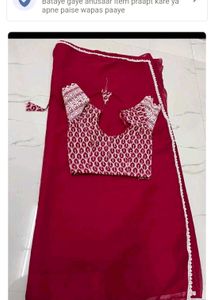 Lavender Kurta Set with White Embroidery