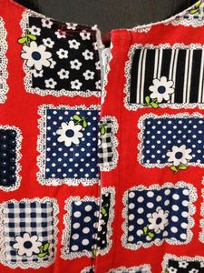 Cute Patterned Girls Dress