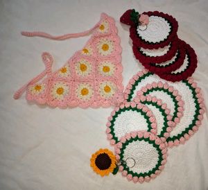 Crochet Aesthetic Gift Set🎀🧶
