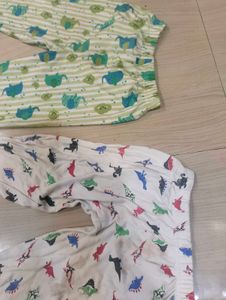 Baby Boys Dino &amp; Stripe Pants Bundle