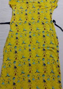 Kurta Cute Cartoon Print, Dailey outfit
