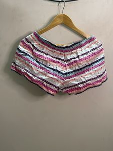 Cozy Striped Pajama Shorts