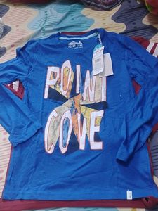 Cool Graphic Print Long Sleeve T-Shirt 2piec