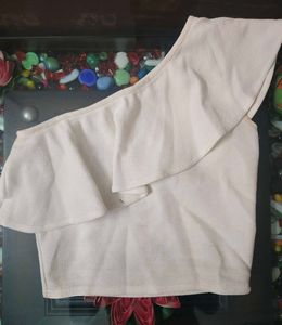 White Crop Top