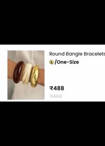 Set of 3 trendy bangles
