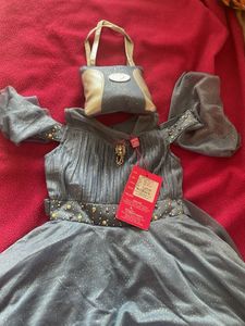 BRAND NEW - Blue Embellished Frock With bag