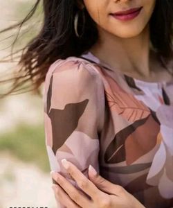 BrandNew BeautifulSnuff FloralPrint Kurta+SemiPati