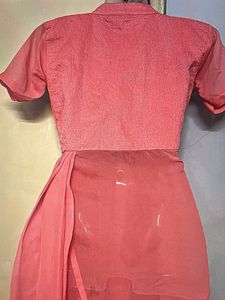 Elegant Pink Kurta Set with Dhoti Pants