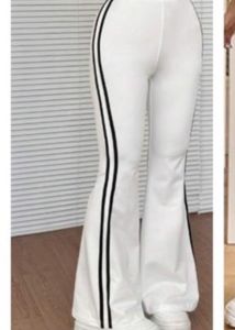 Stylish White Flared Pants