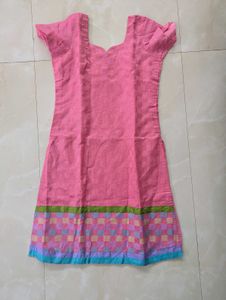Elegant pink kurta set