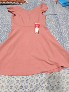 Chic Pink Fit &amp; Flare Dress and new facewash free