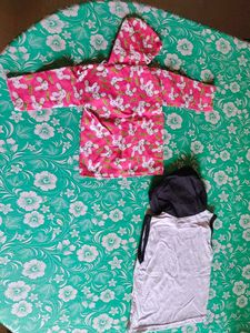 Cute Bunny Print Baby Hoodie