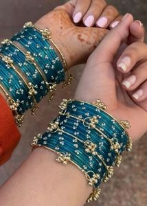 ♦️ Viral Kashmiri Beads Bangle Set of 8 ♦️