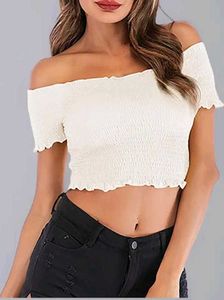 Forever Glam White Tube Top