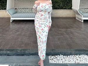 NEW - Floral Off-Shoulder Maxi Dress