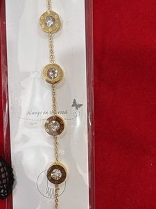 Gold Tone Crystal Bracelet